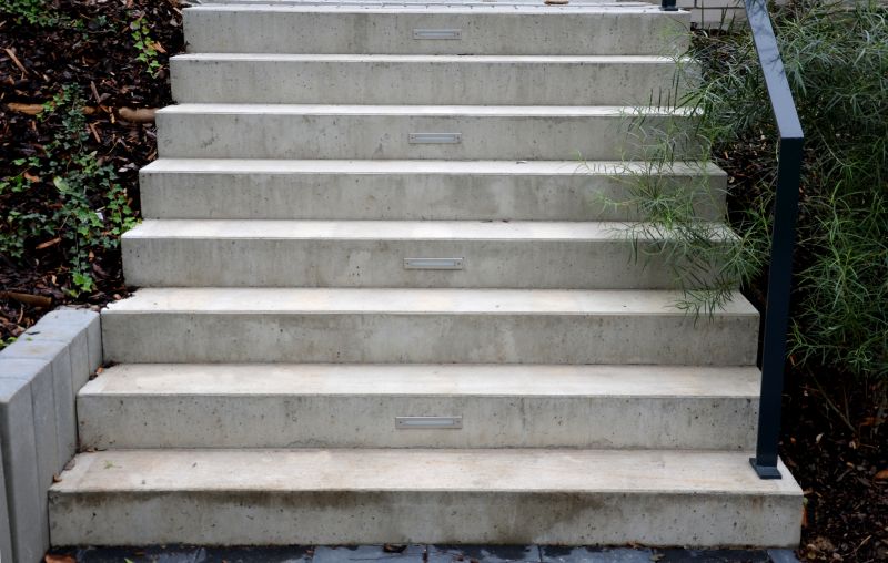 Metal Steps in Use